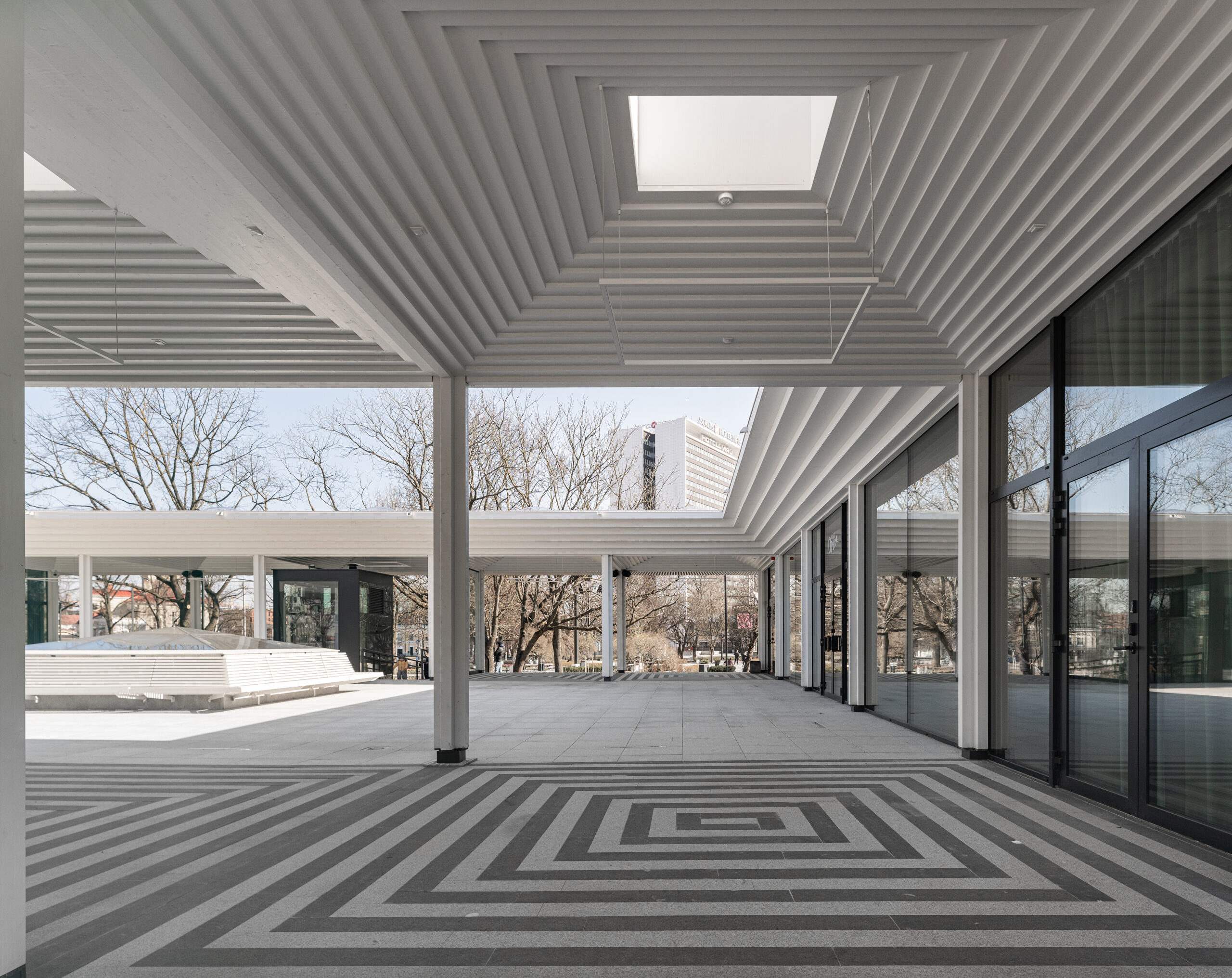 Tammsaare Park pavilion main image.